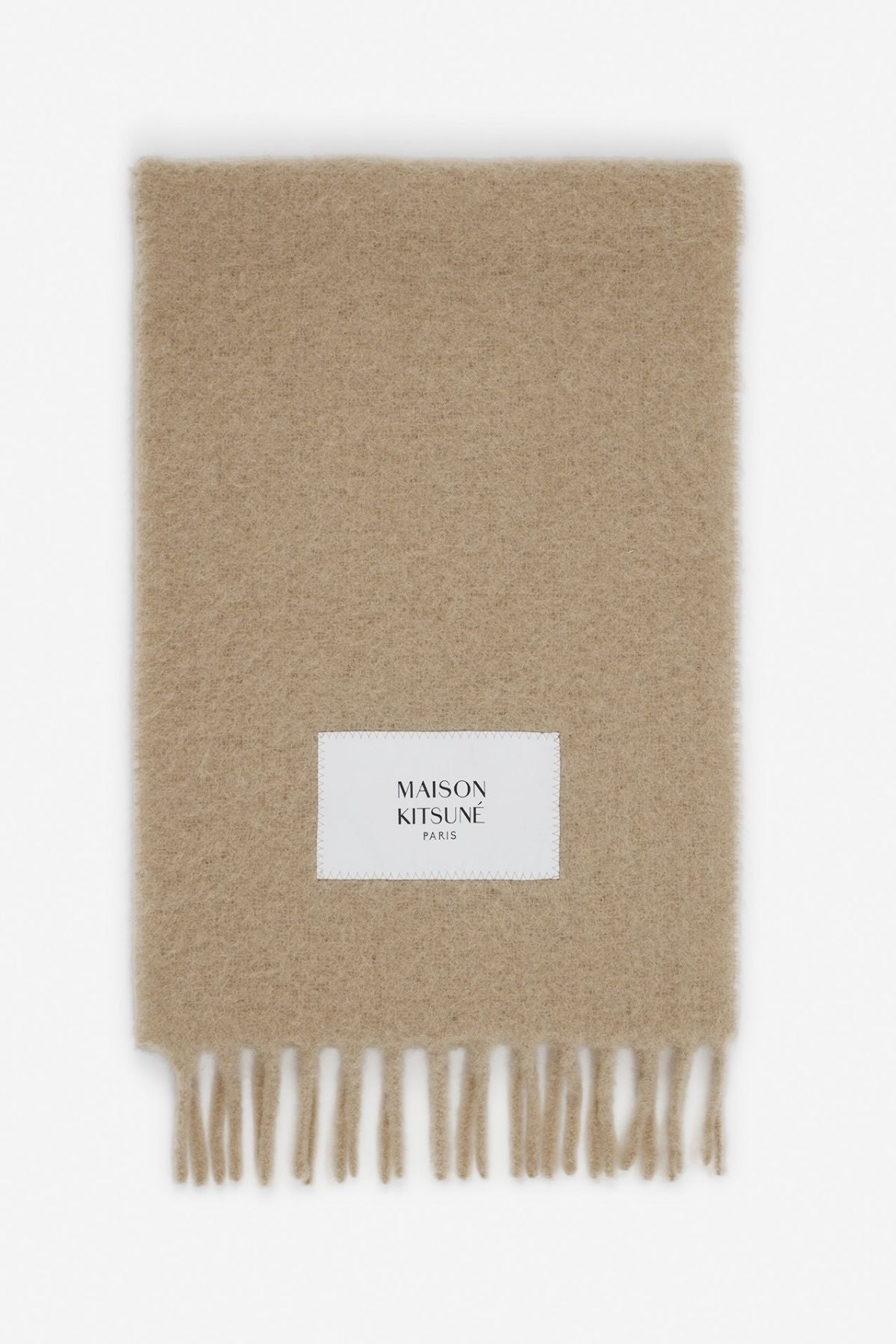 Maison Kitsuné Baby Alpaca Scarf - Chamomile