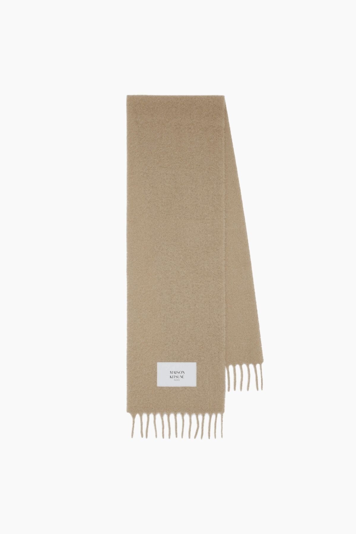 Maison Kitsuné Baby Alpaca Scarf - Chamomile