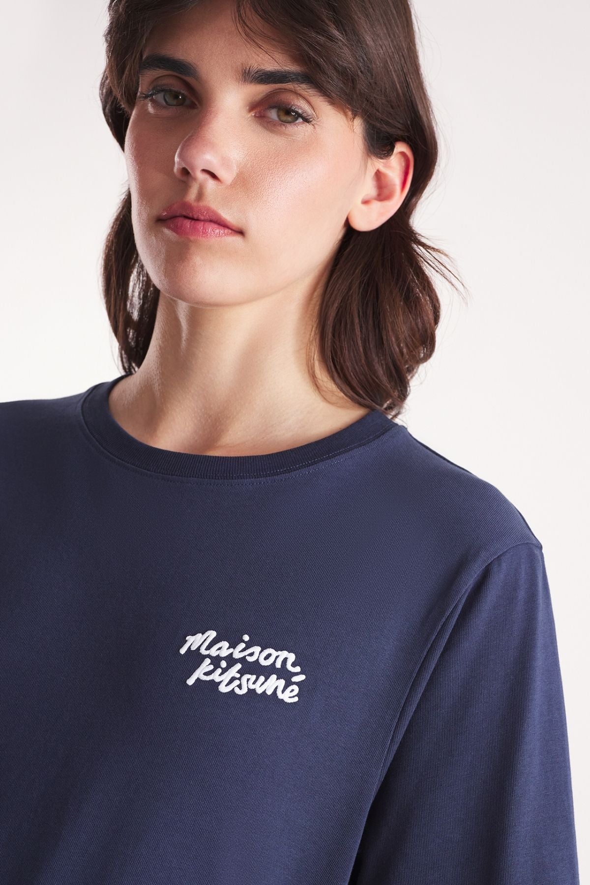 Maison Kitsuné Handwriting T-Shirt - Ink Blue