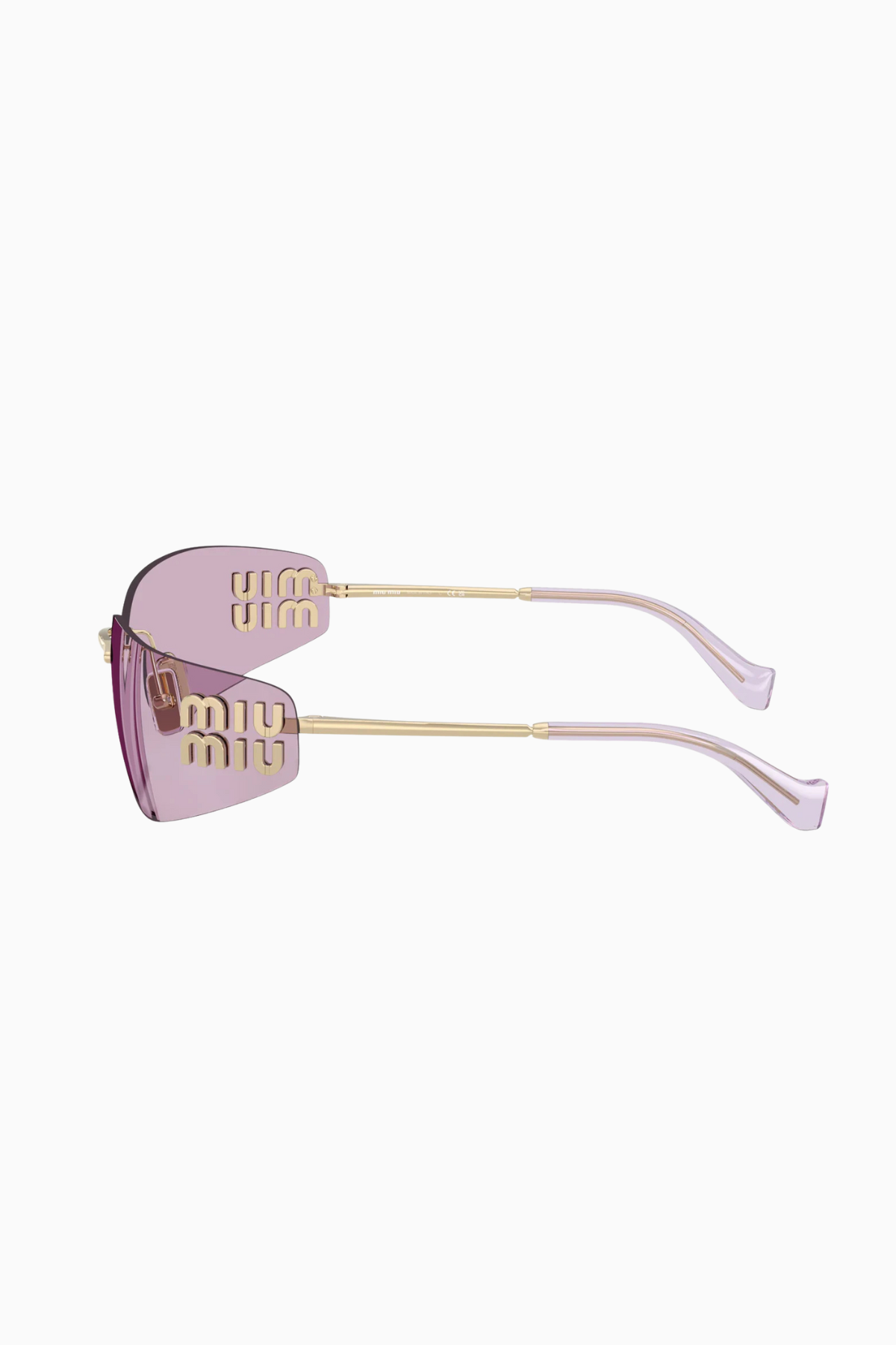 Miu Miu Sunglasses - Pale Gold/ Pink