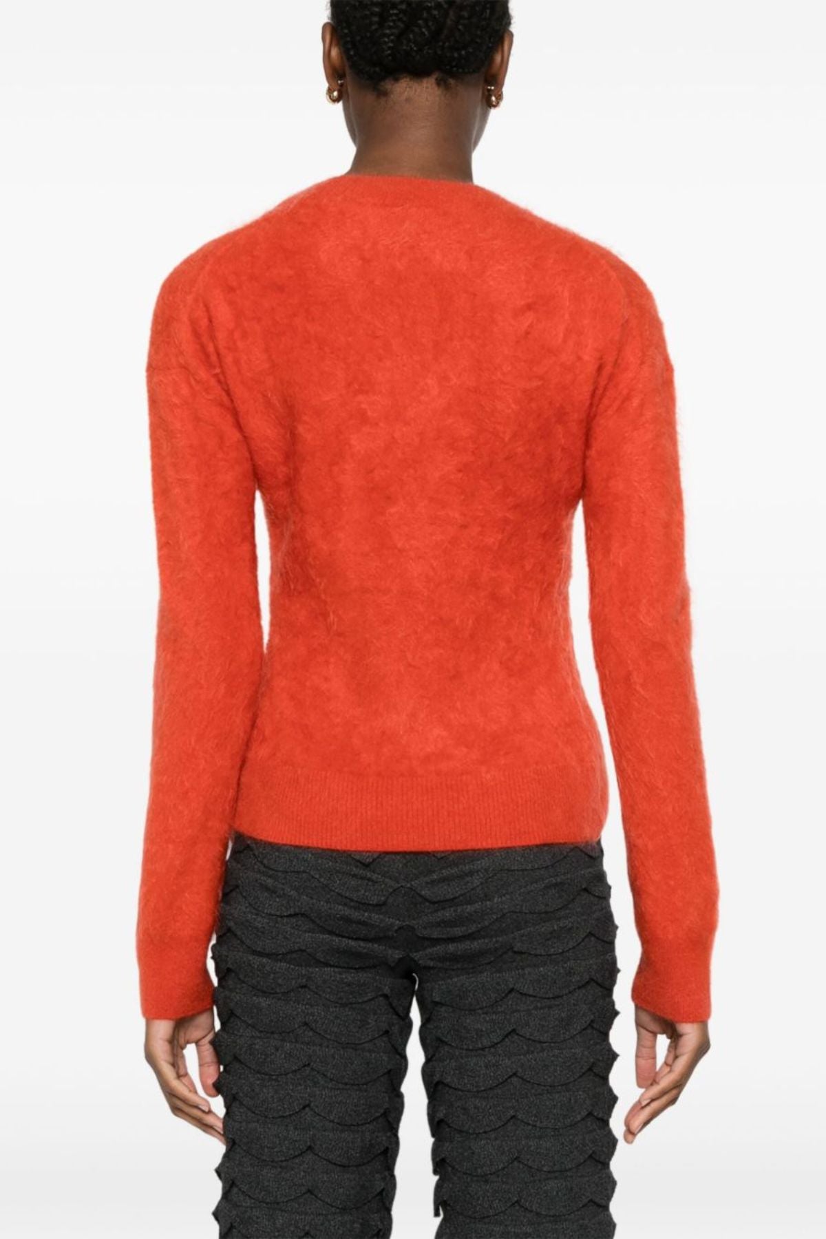 Nanushka Kloe Brushed Cashmere Jumper - Red