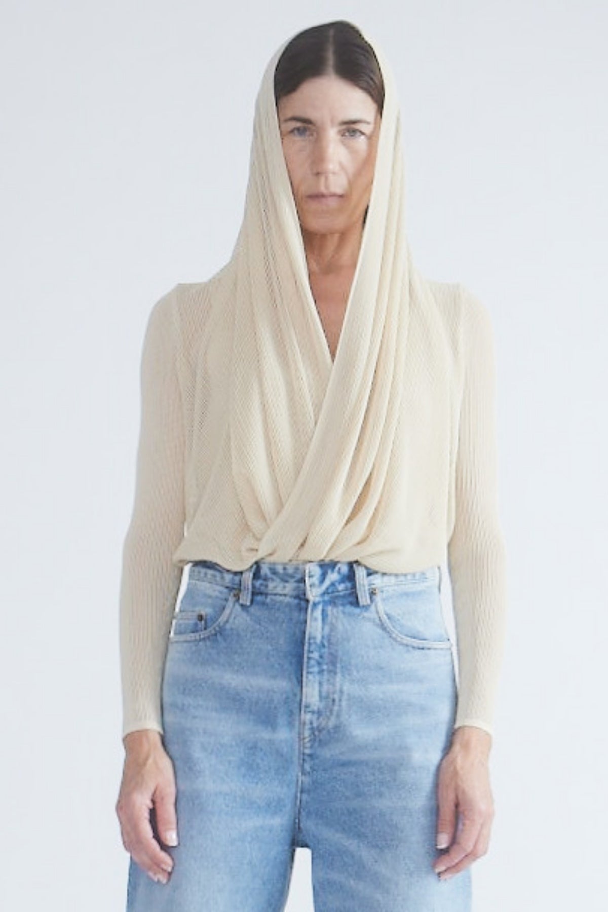 Petar Petrov The Island Hoodie Top - Ivory