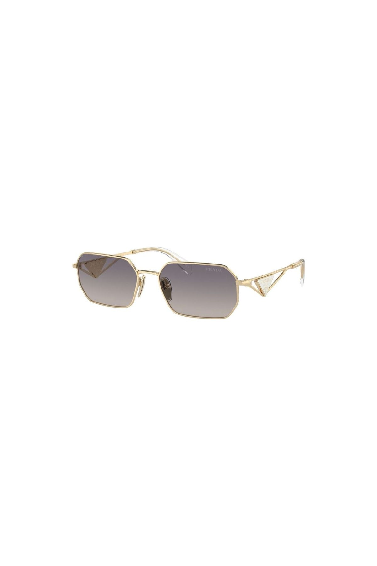 Prada Rectangle Wire Framed Sunglasses Gold Grace Melbourne