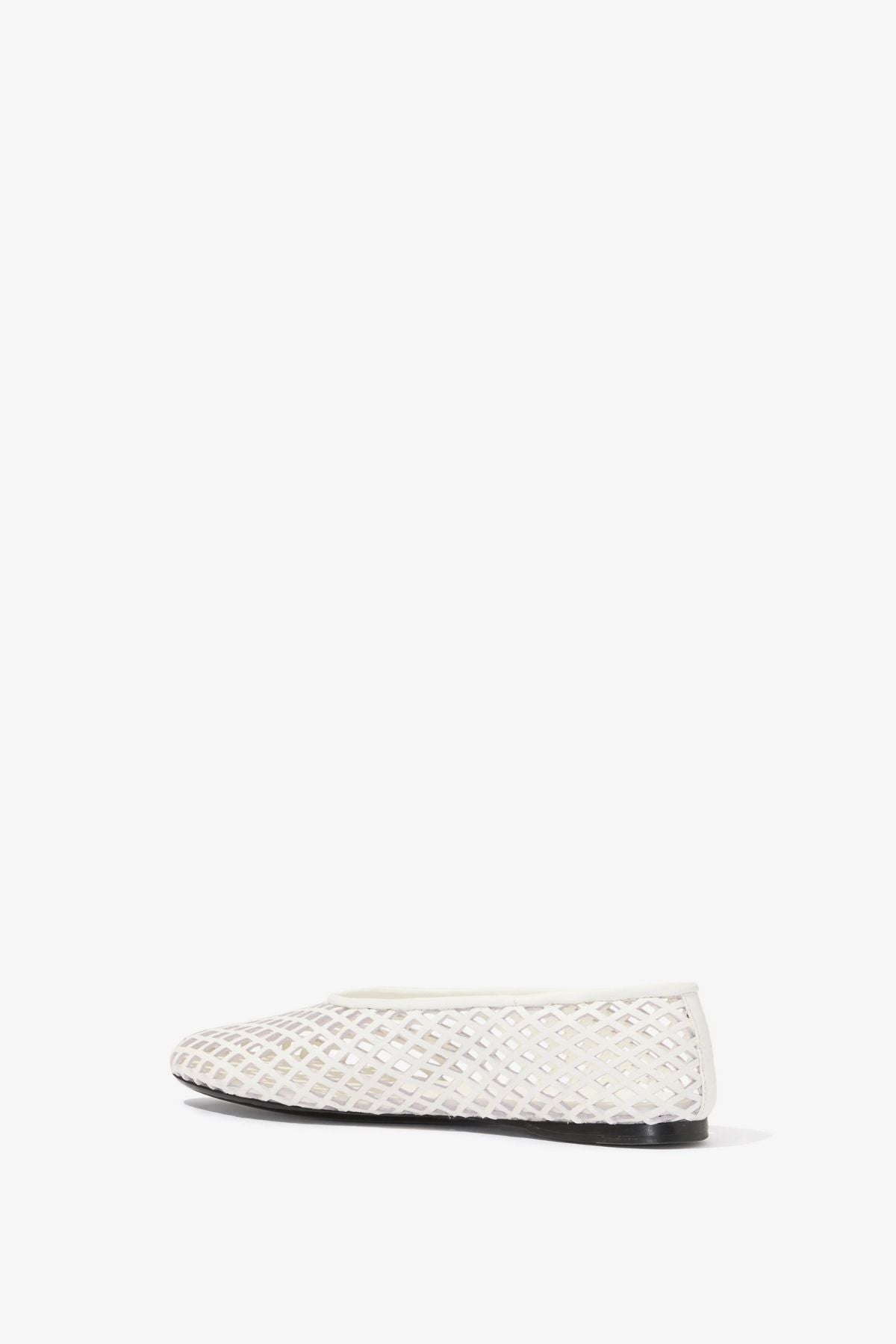 Proenza Schouler Tee Perforated Ballerina Flats - Ivory