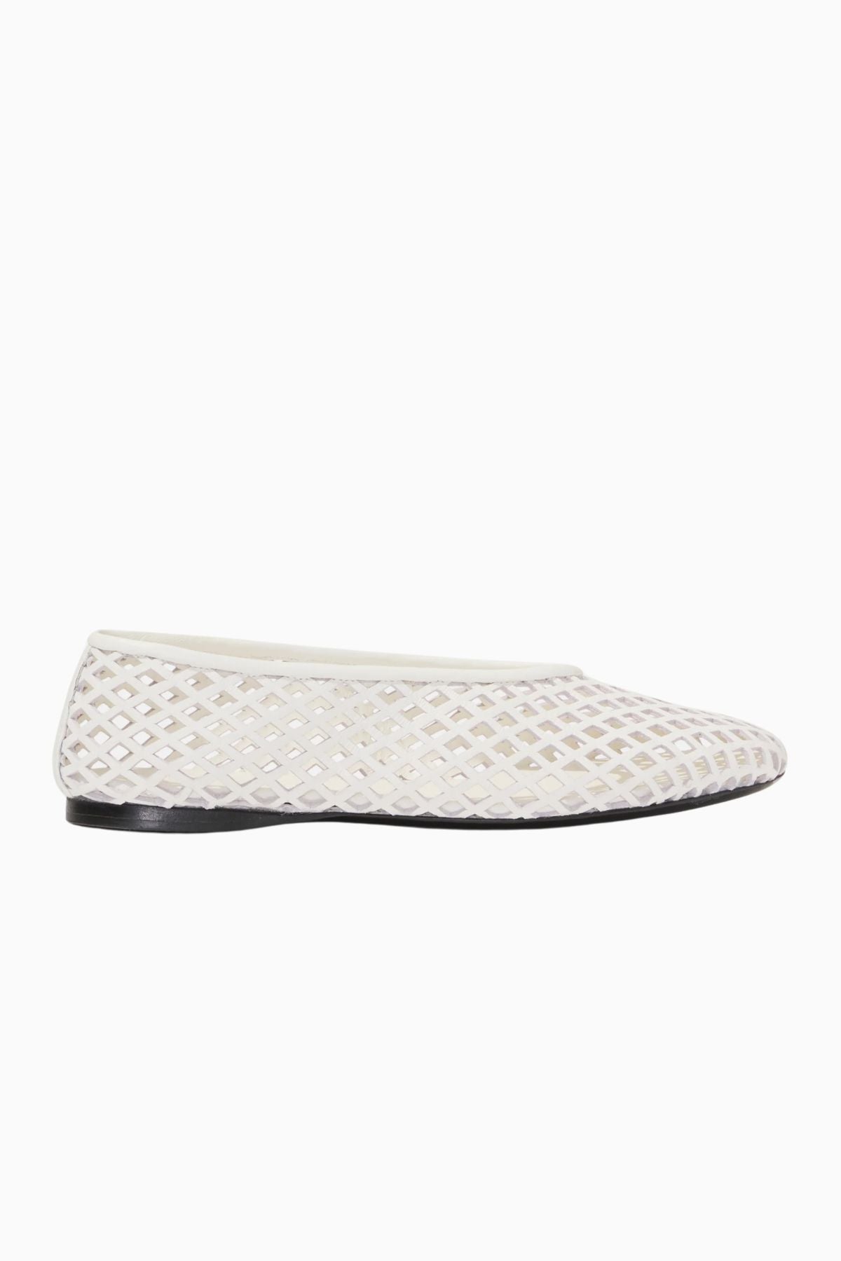 Proenza Schouler Tee Perforated Ballerina Flats - Ivory