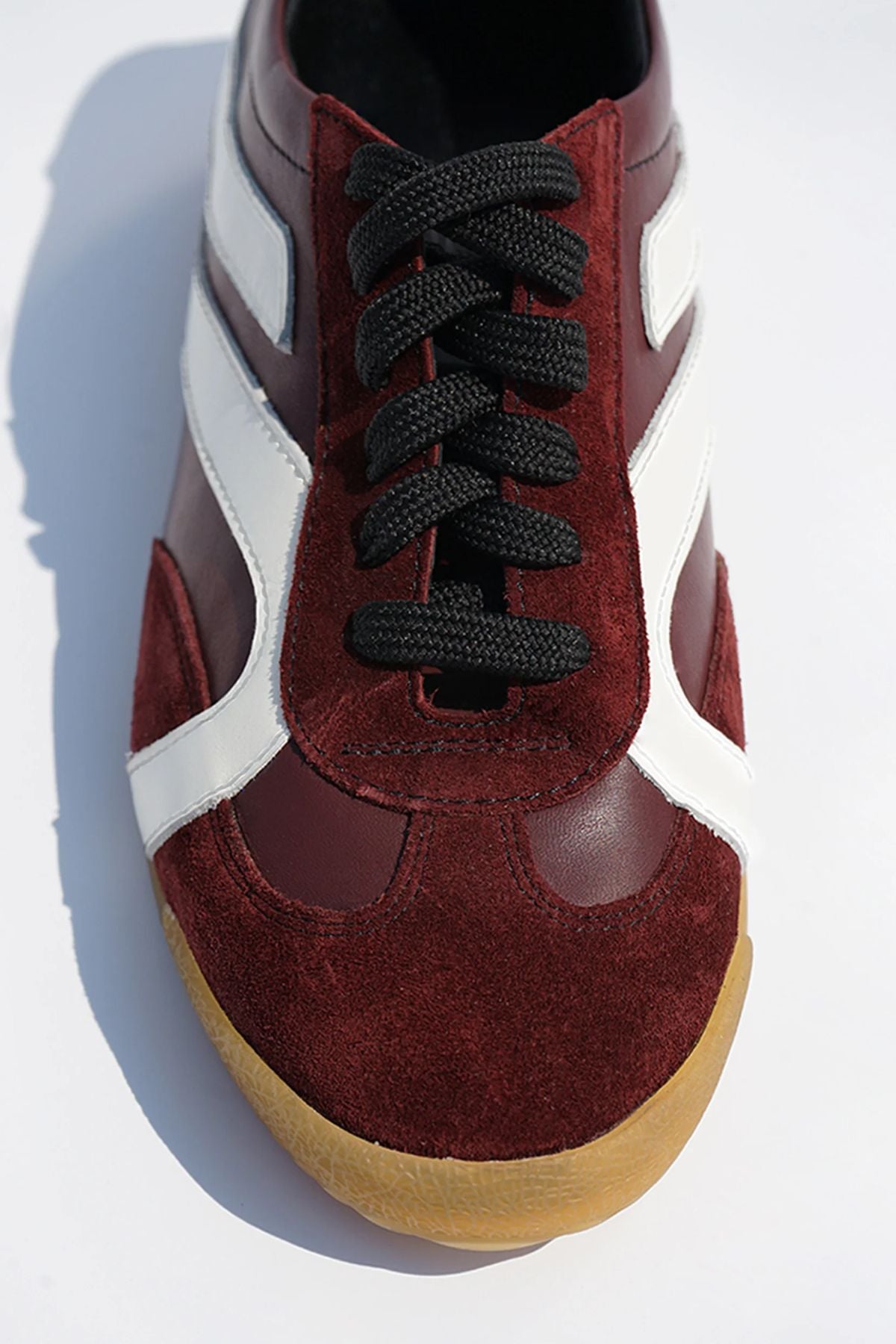 Proenza Schouler Track Sneakers - Oxblood/ Ivory