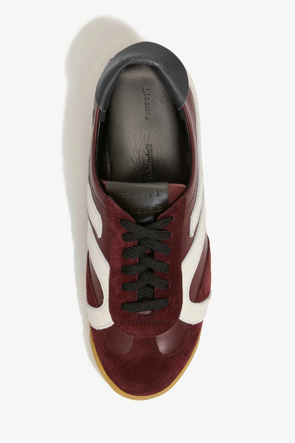 Proenza Schouler Track Sneakers - Oxblood/ Ivory