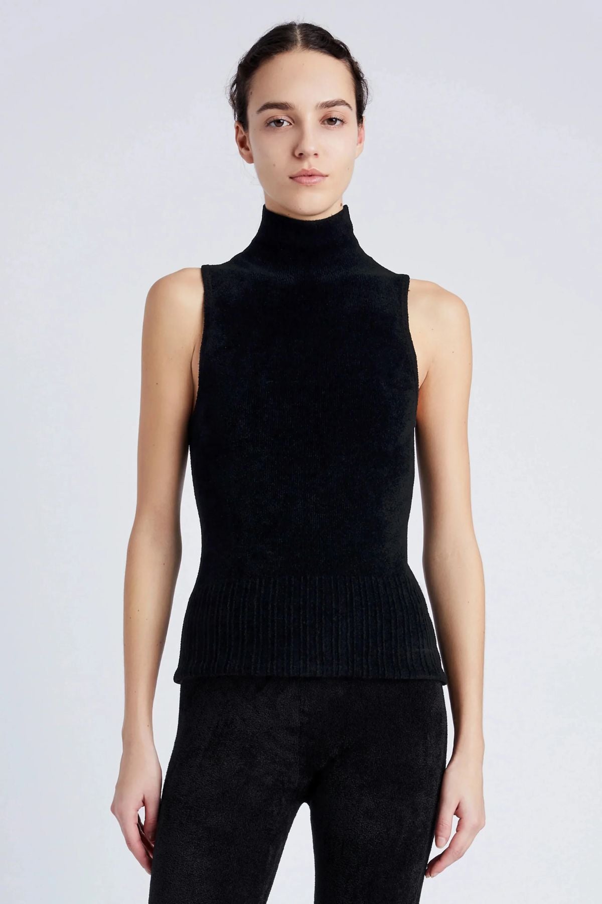 Proenza Schouler White Label Mackenzie Turtleneck Knit - Black