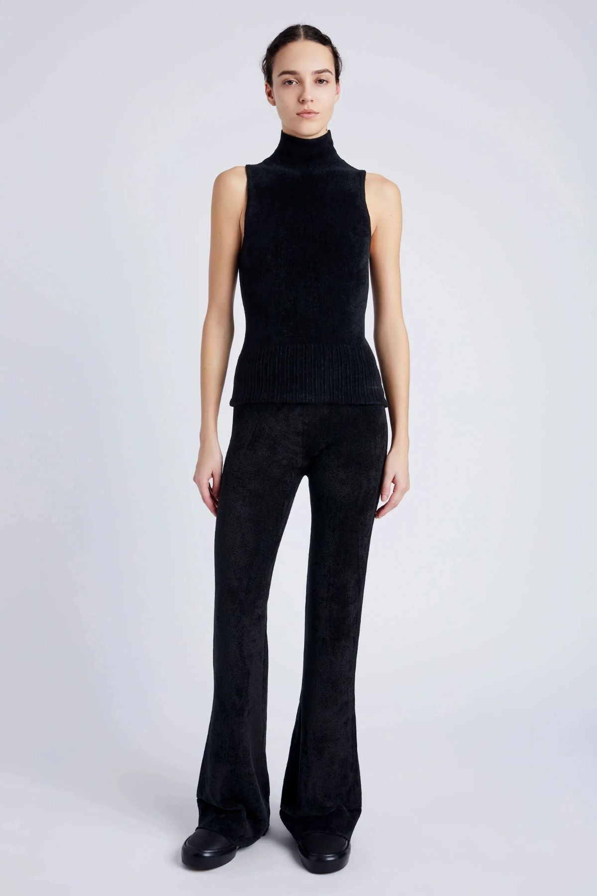 Proenza Schouler White Label Mackenzie Turtleneck Knit - Black