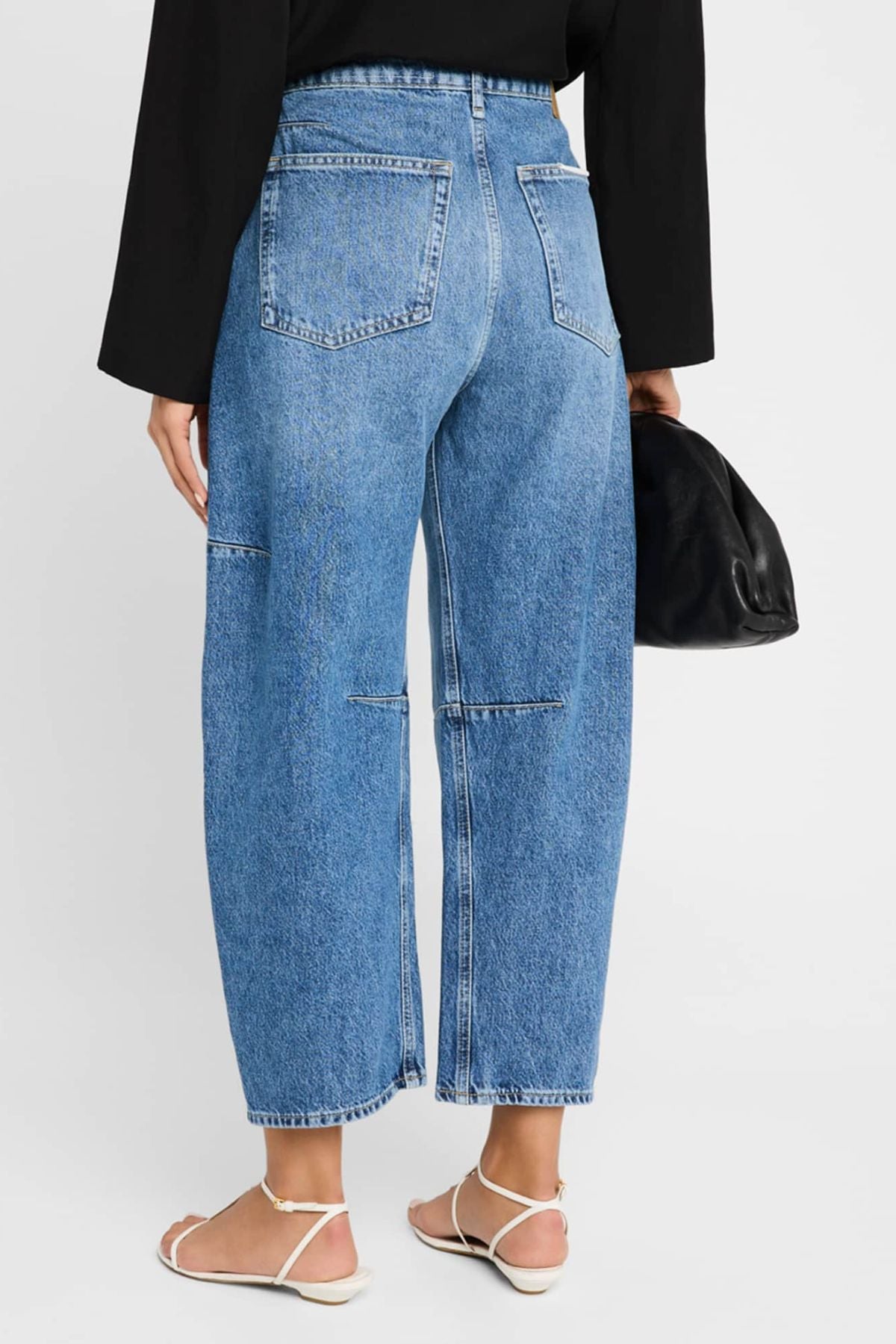 Rag & Bone Charlie High Rise Barrel Leg Jean - Accord