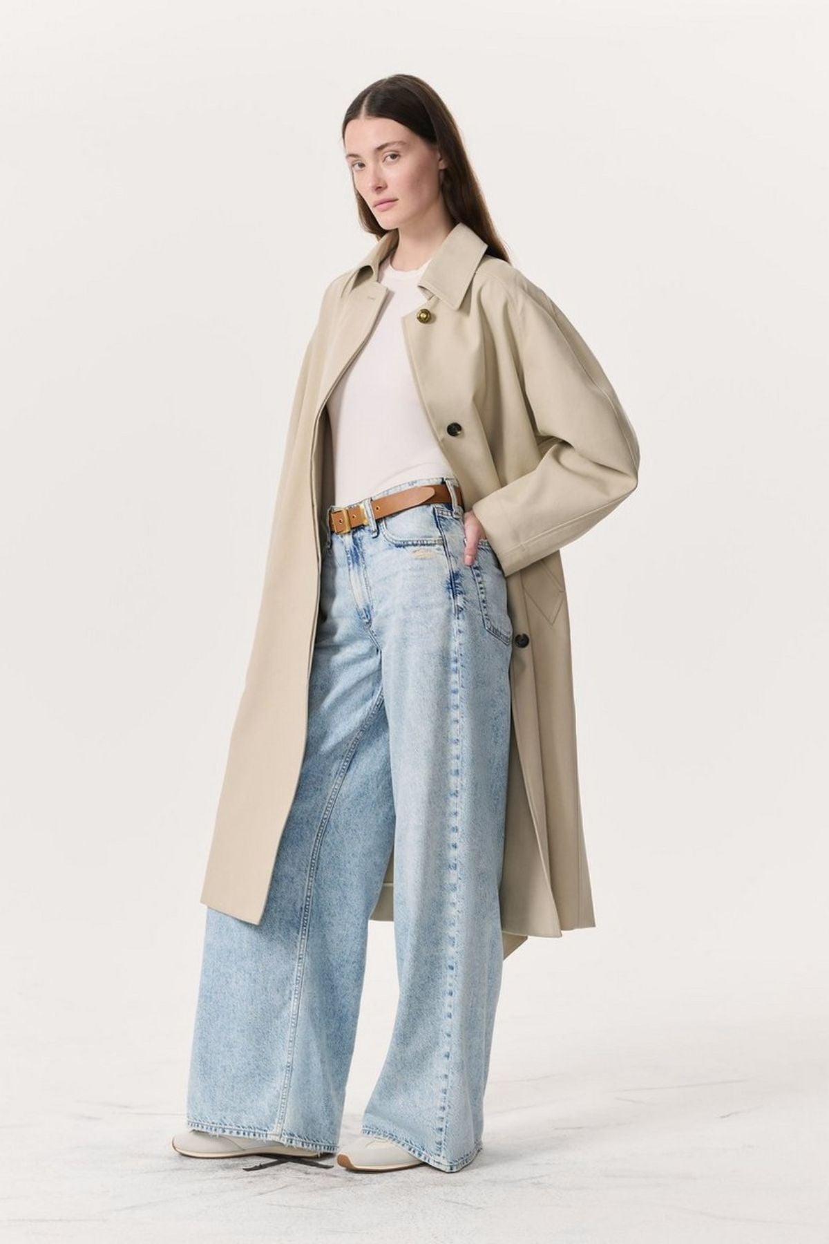 Rag & Bone Henrietta Trench - Light Beige