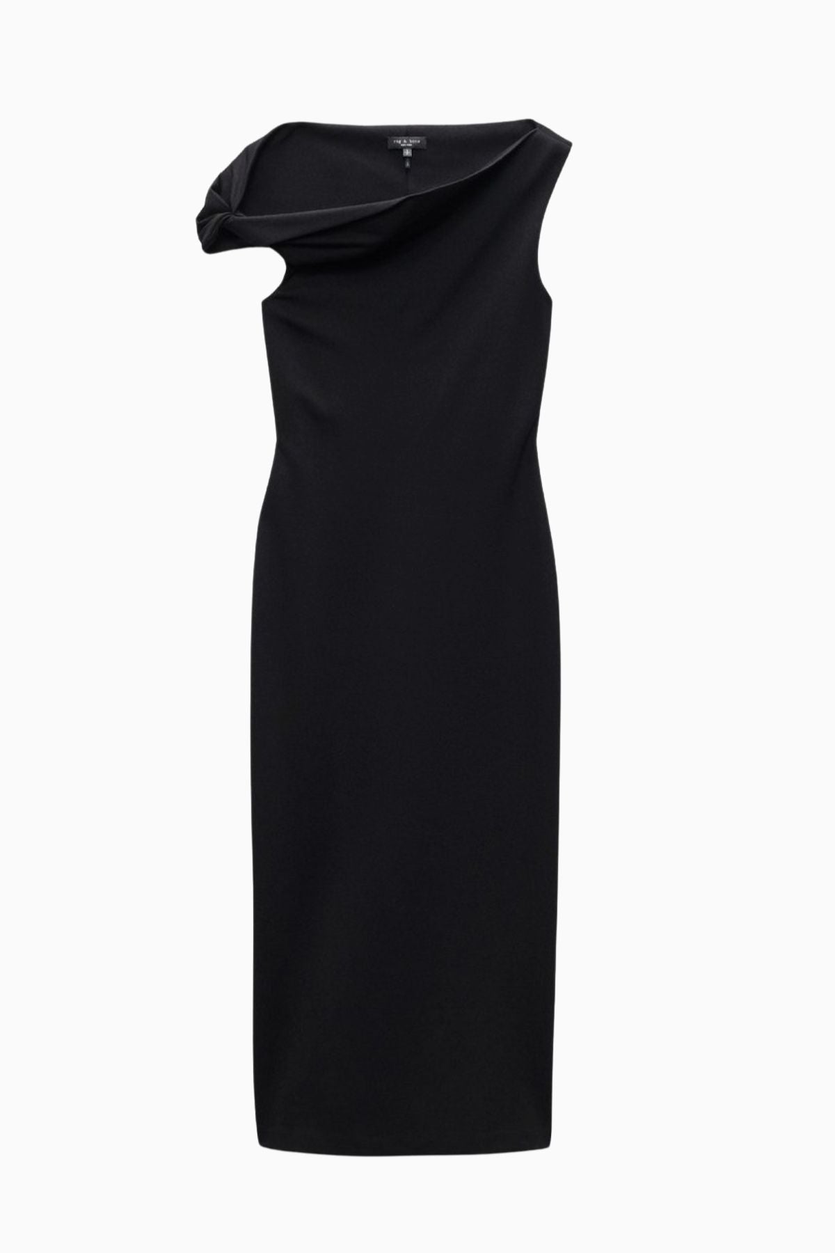 Rag & Bone Irina Asym Maxi Dress - Black