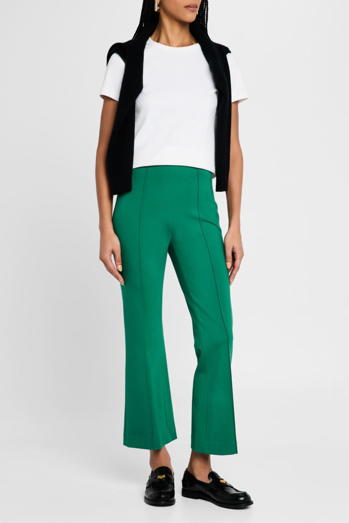 Rag & Bone Irina Kick Flare Pant - Deep Green