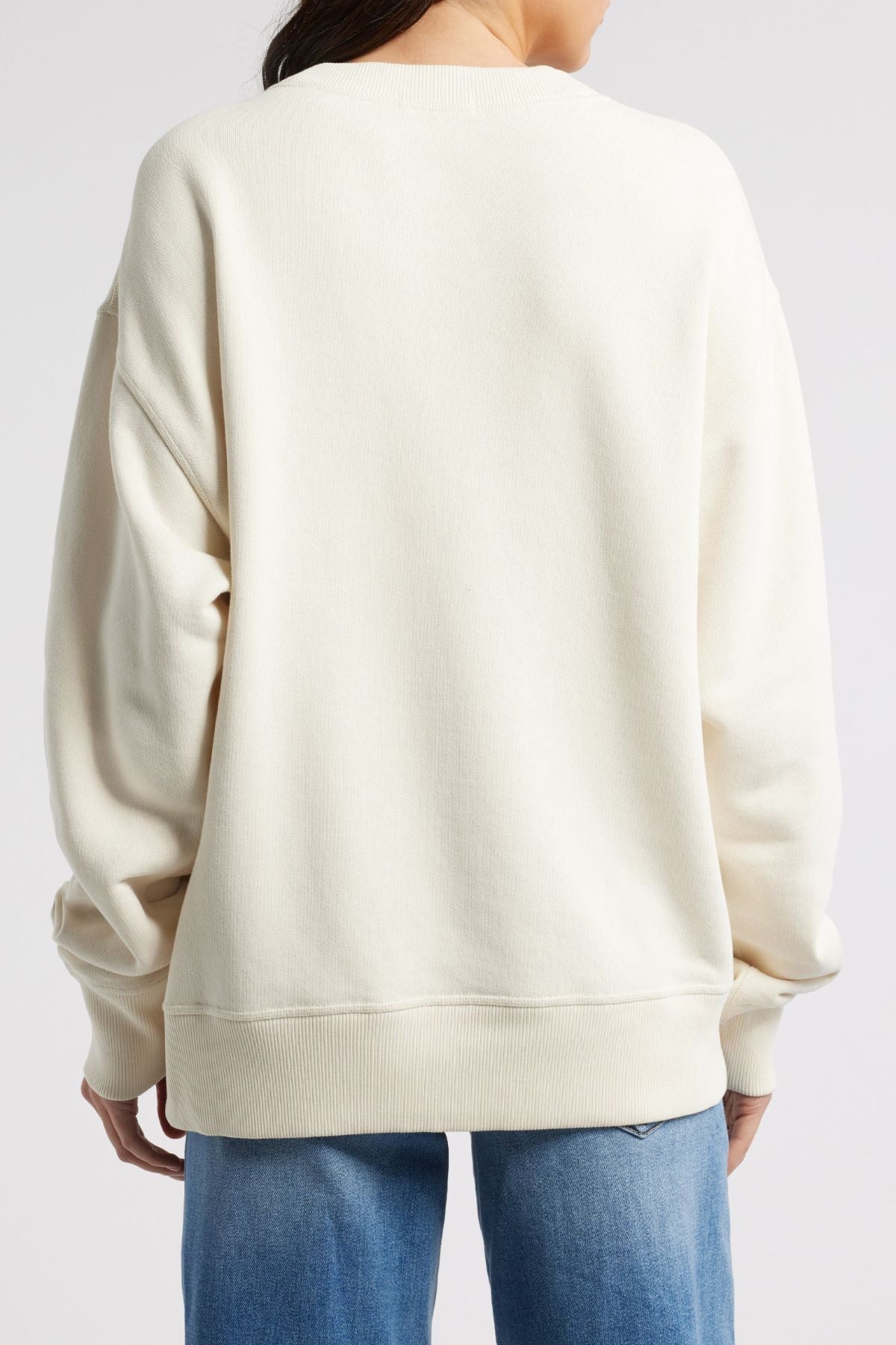 Rag & Bone LA Collegiate Sweatshirt - Ivory