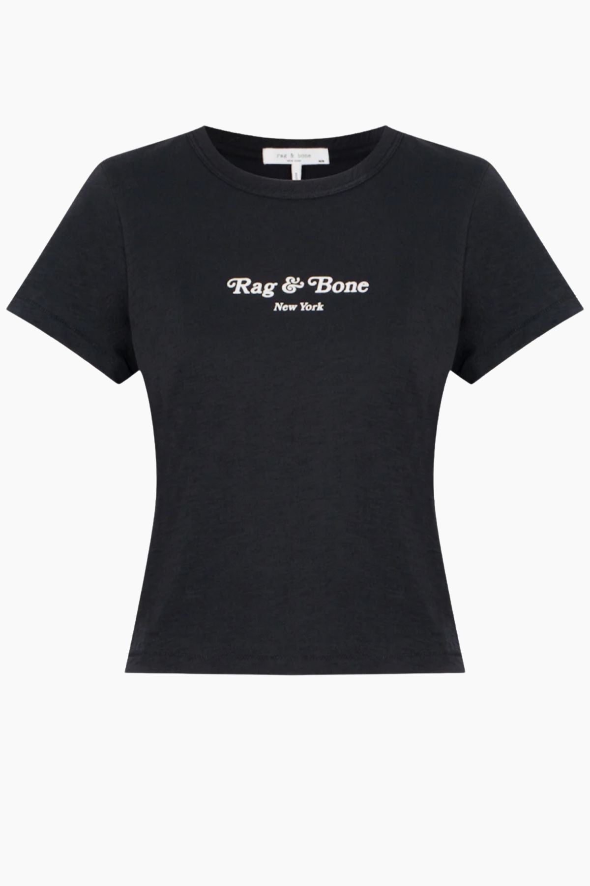 Rag & Bone Mini Script T-Shirt - Black Multi