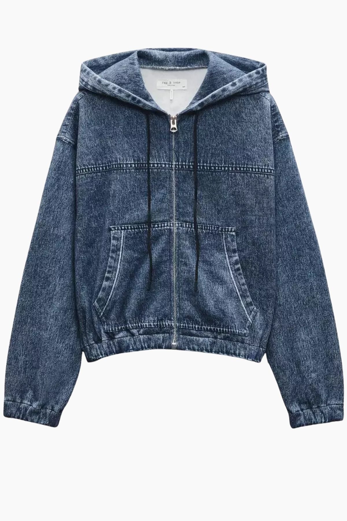 Rag & Bone Miramar Fleece Terry Davina Hoodie - Topaz