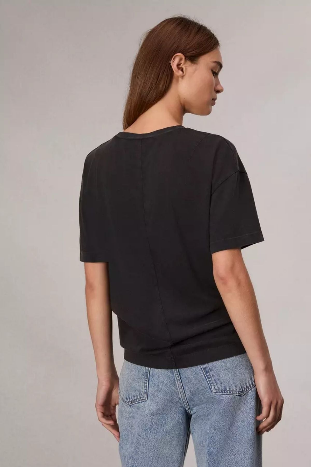 Rag & Bone New York Boyfriend T-Shirt - Black Multi