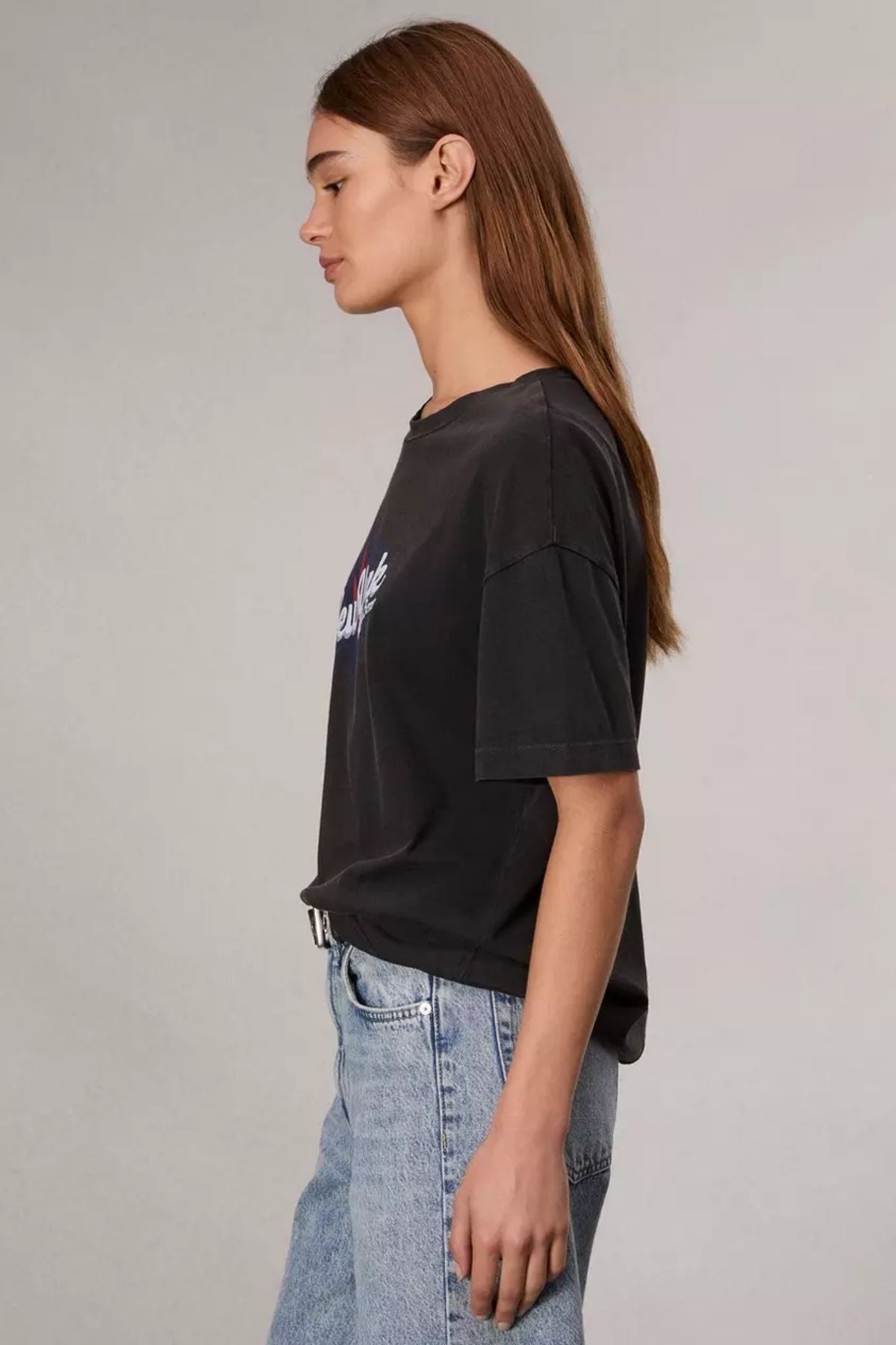 Rag & Bone New York Boyfriend T-Shirt - Black Multi