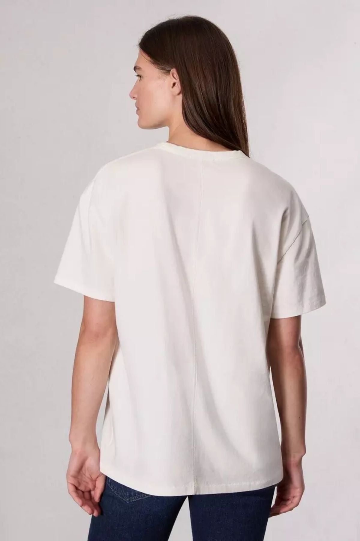 Rag & Bone NYC Boyfriend T-Shirt - Ivory Multi