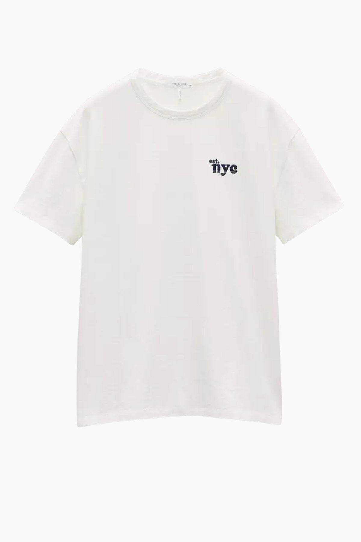 Rag & Bone NYC Boyfriend T-Shirt - Ivory Multi