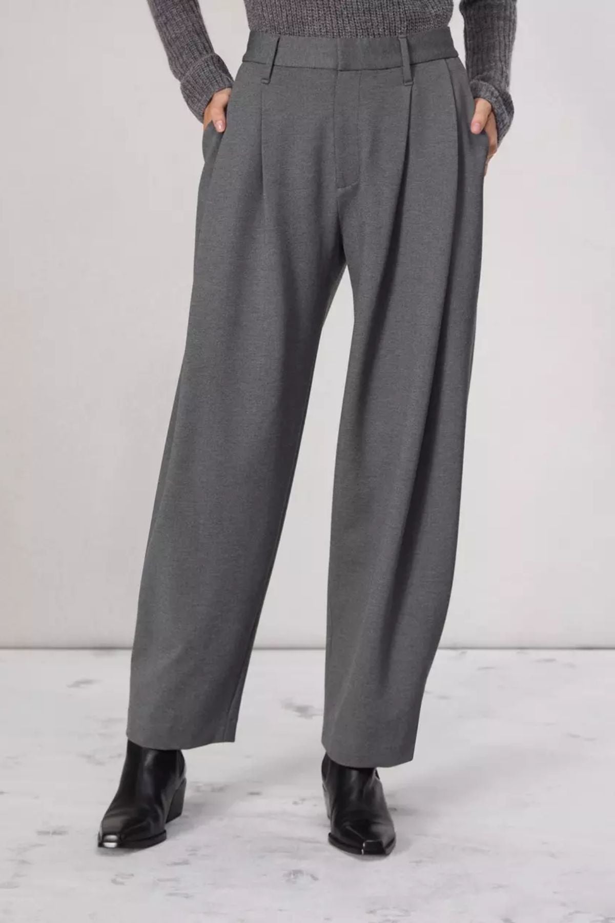 Rag & Bone Cecily Ponte Pant - Charcoal