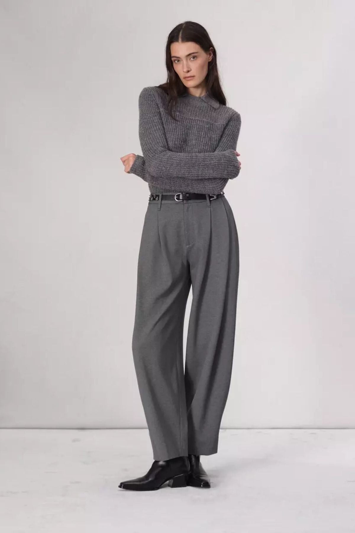 Rag & Bone Cecily Ponte Pant - Charcoal