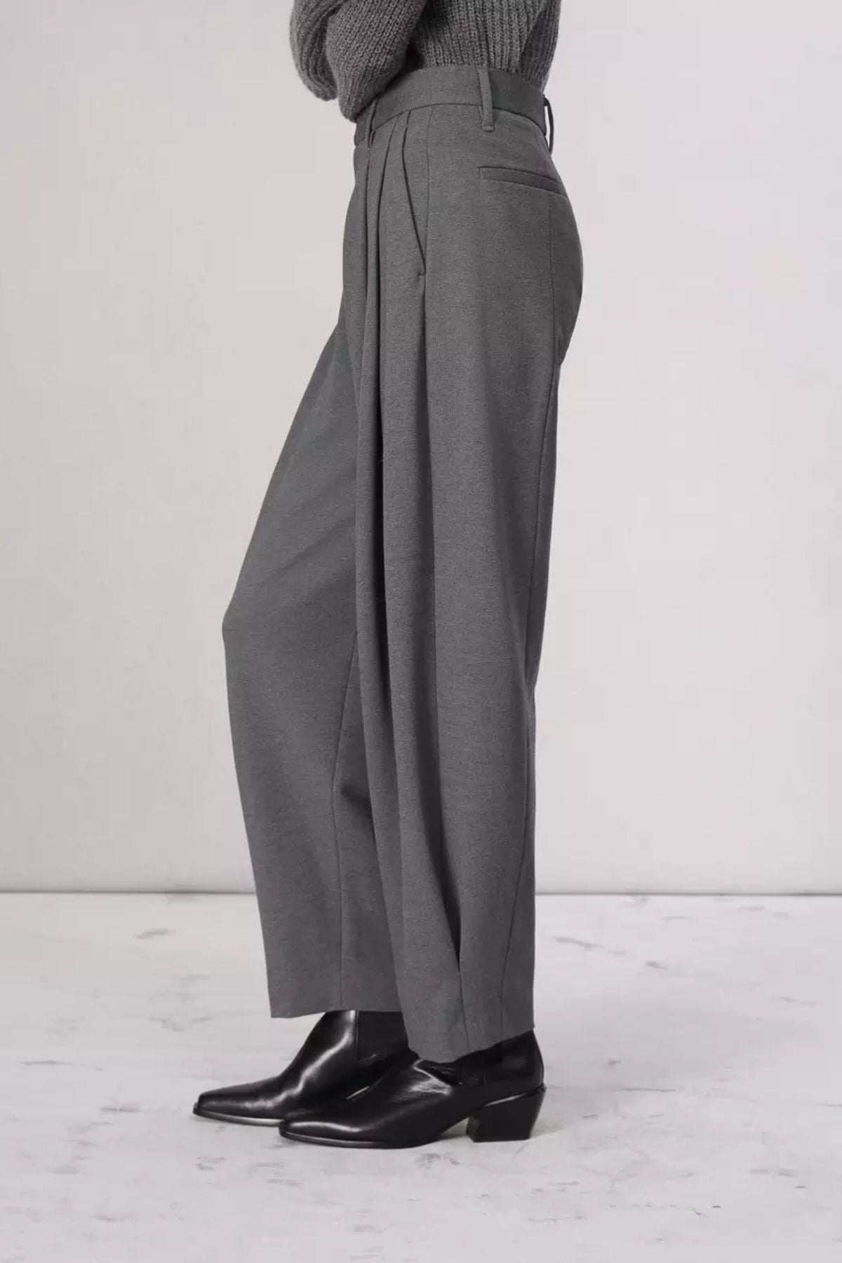 Rag & Bone Cecily Ponte Pant - Charcoal