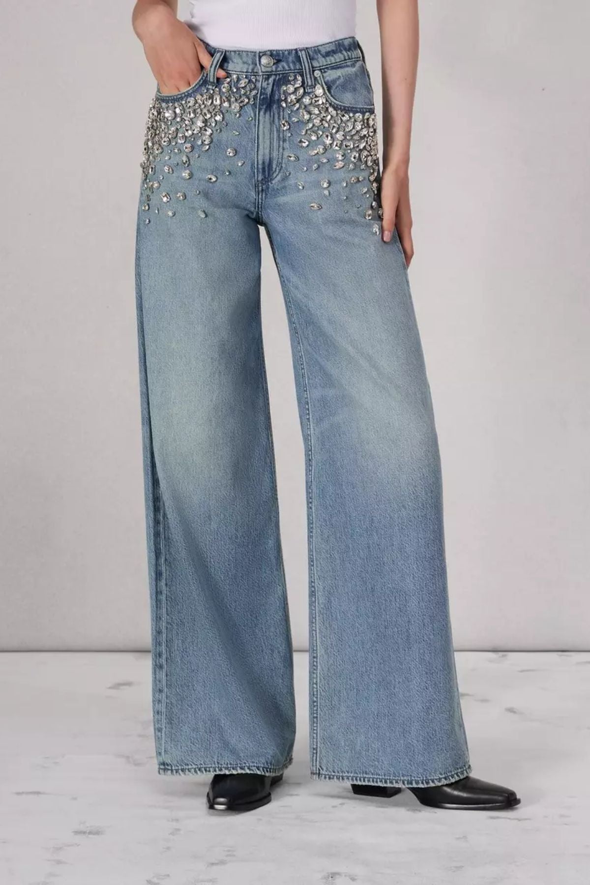 Rag & Bone Featherweight Sofie Jean - Mali Jewel