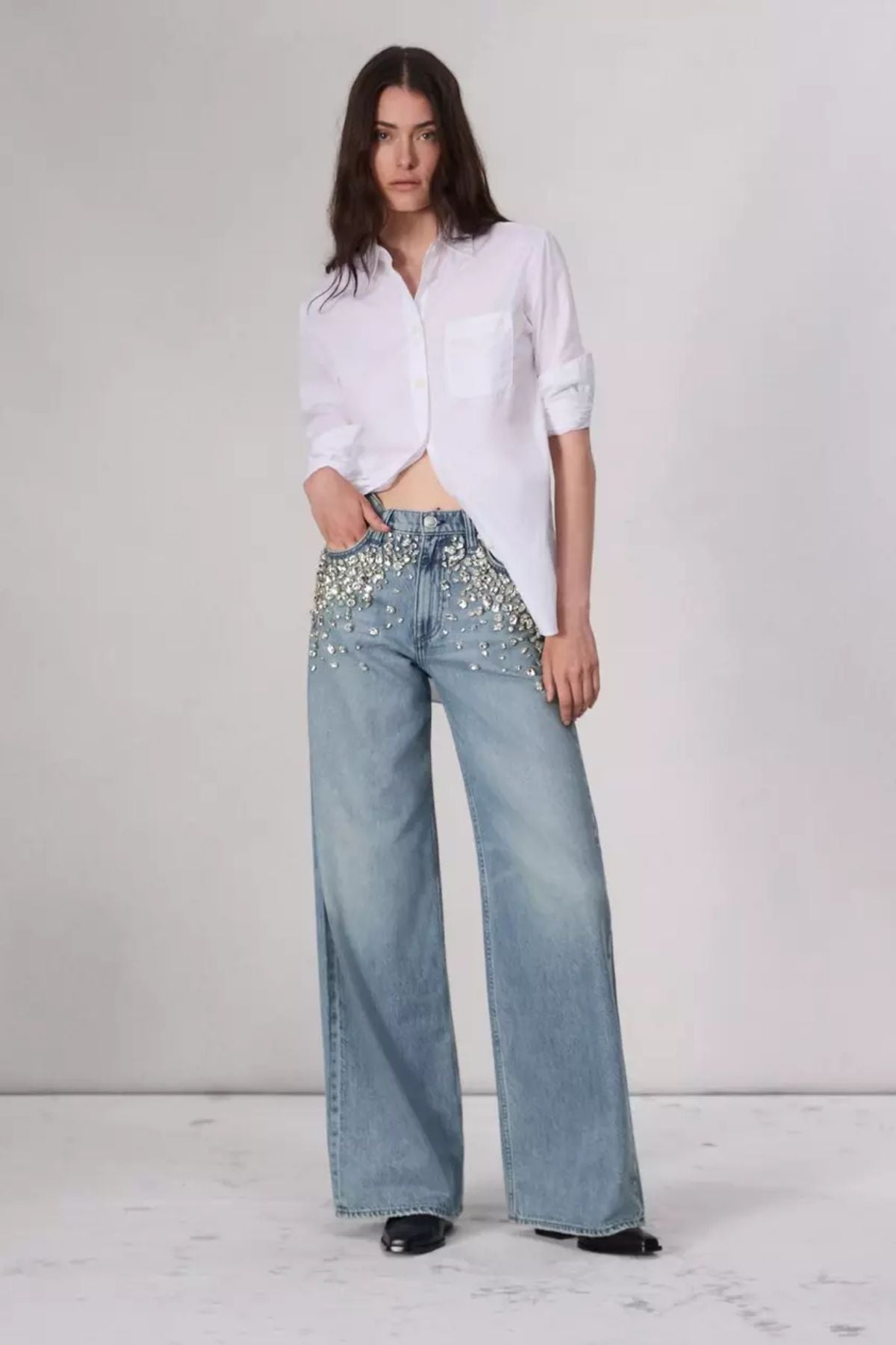 Rag & Bone Featherweight Sofie Jean - Mali Jewel