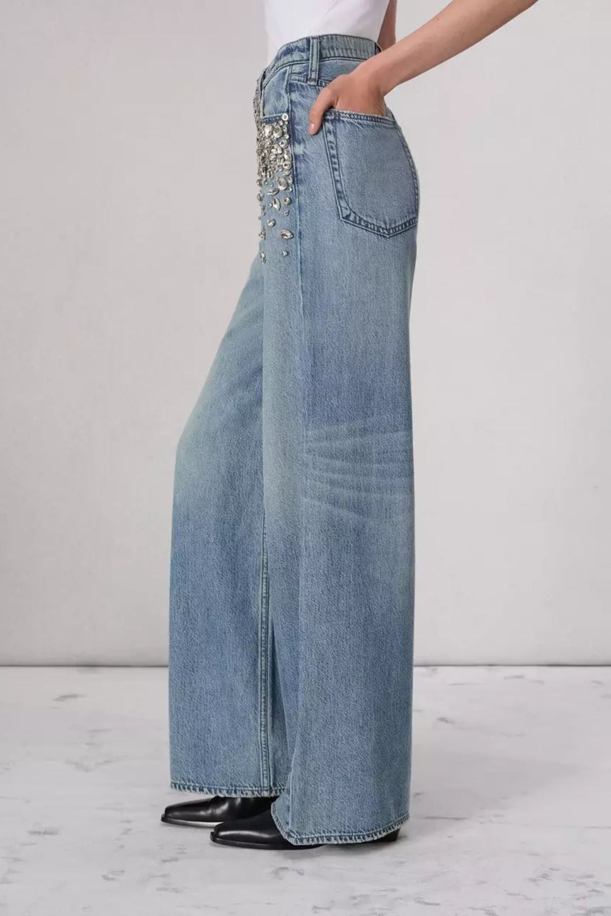 Rag & Bone Featherweight Sofie Jean - Mali Jewel