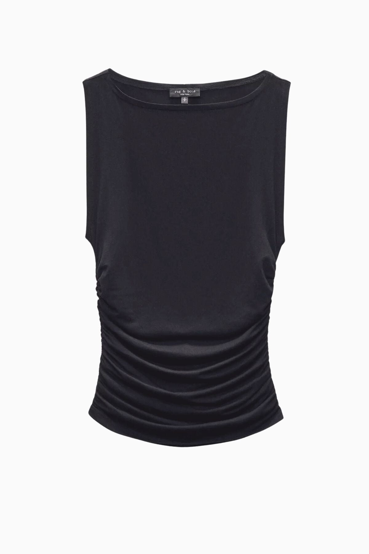 Rag & Bone Luca Shirred Tank - Black