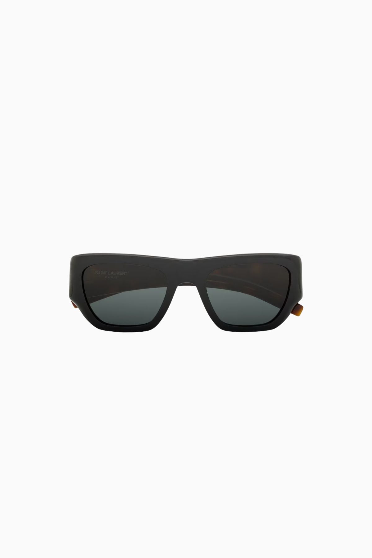 Saint Laurent Pillowed Square Framed Sunglasses - Black