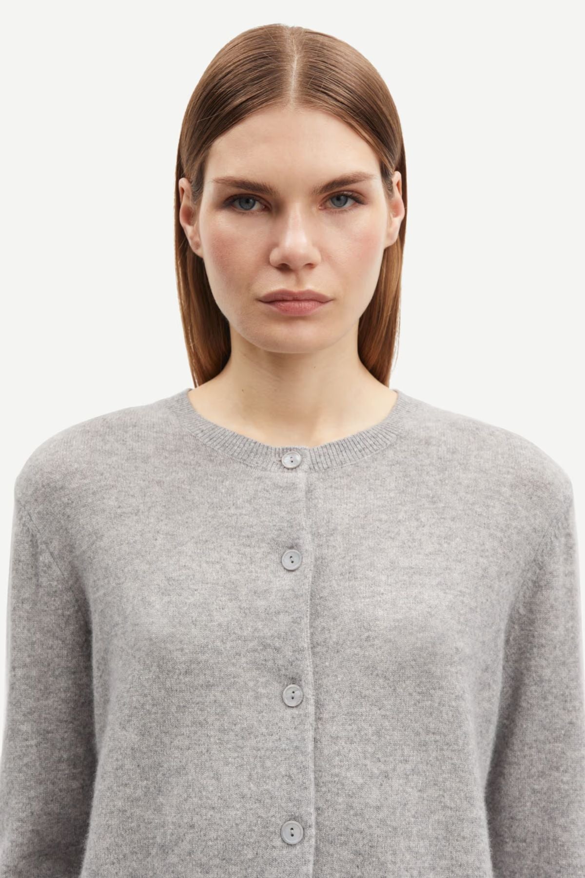 Samsøe Samsøe Saboston Cardigan - Grey Melange