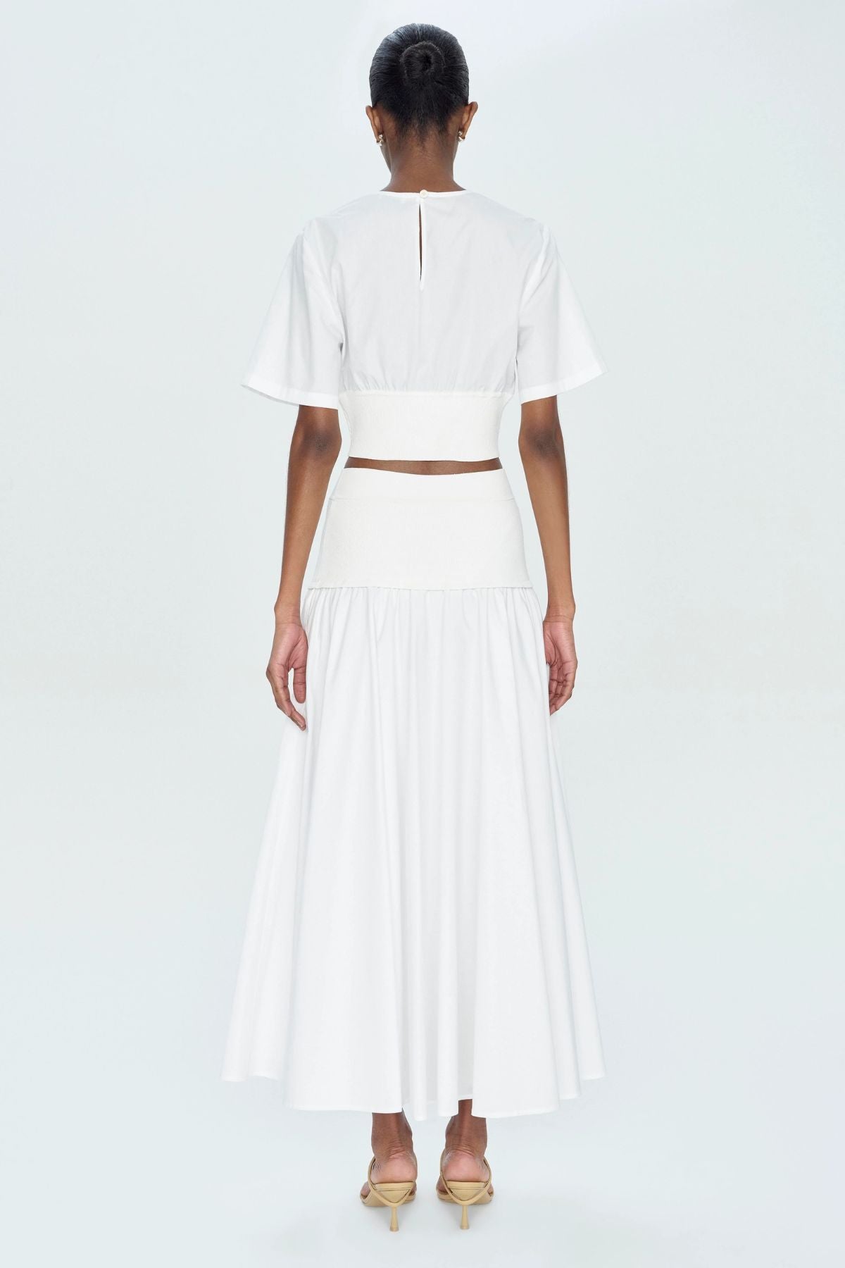 Simkhai Stella Maxi Skirt - White