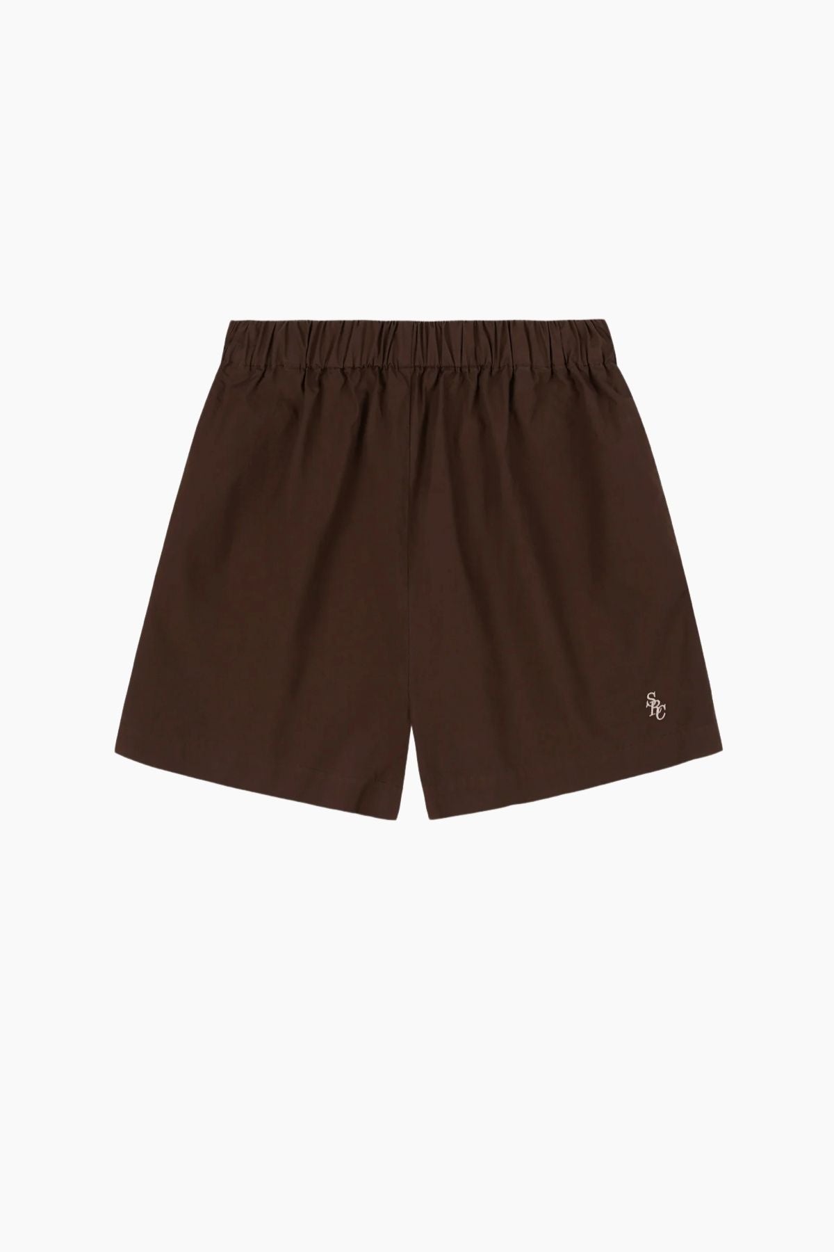 Sporty & Rich SRC Boxer Short - Chocolate/ White