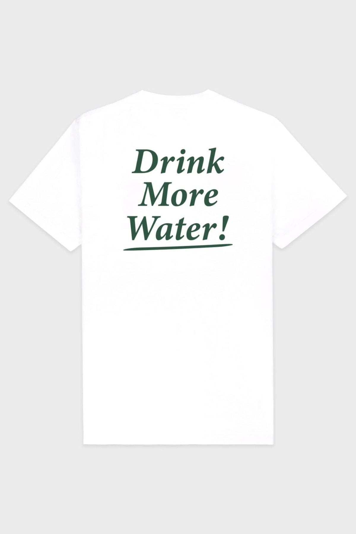 Sporty & Rich Drink More Water T-Shirt - White