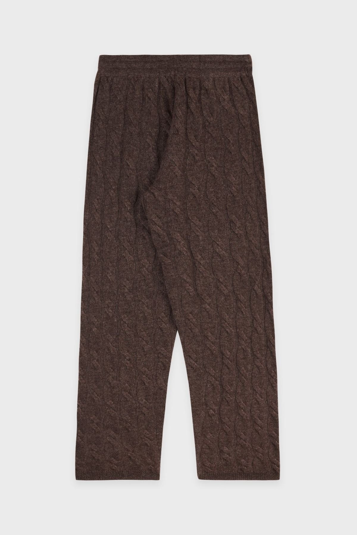 Sporty & Rich Faubourg Cashmere Pants - Chocolate/ Cream