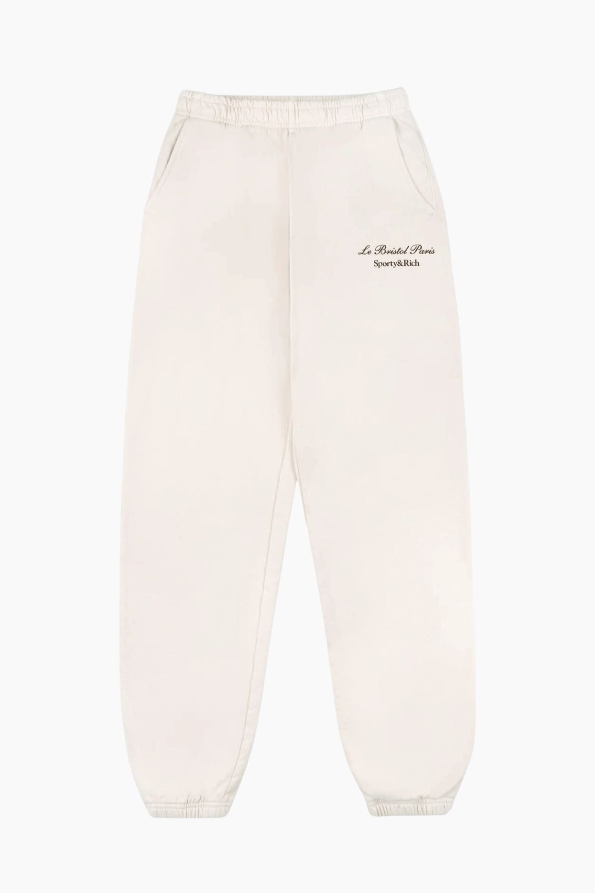 Sporty & Rich Faubourg Sweatpant - Cream/ Chocolate