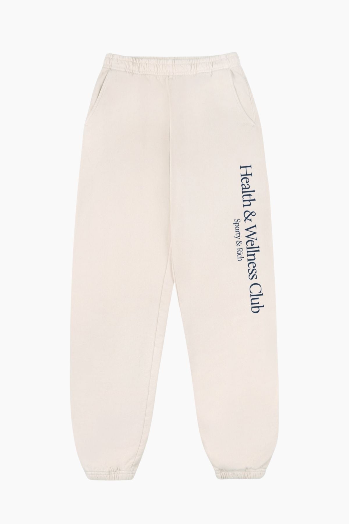 Sporty & Rich H&W Crest Sweatpant - Cream