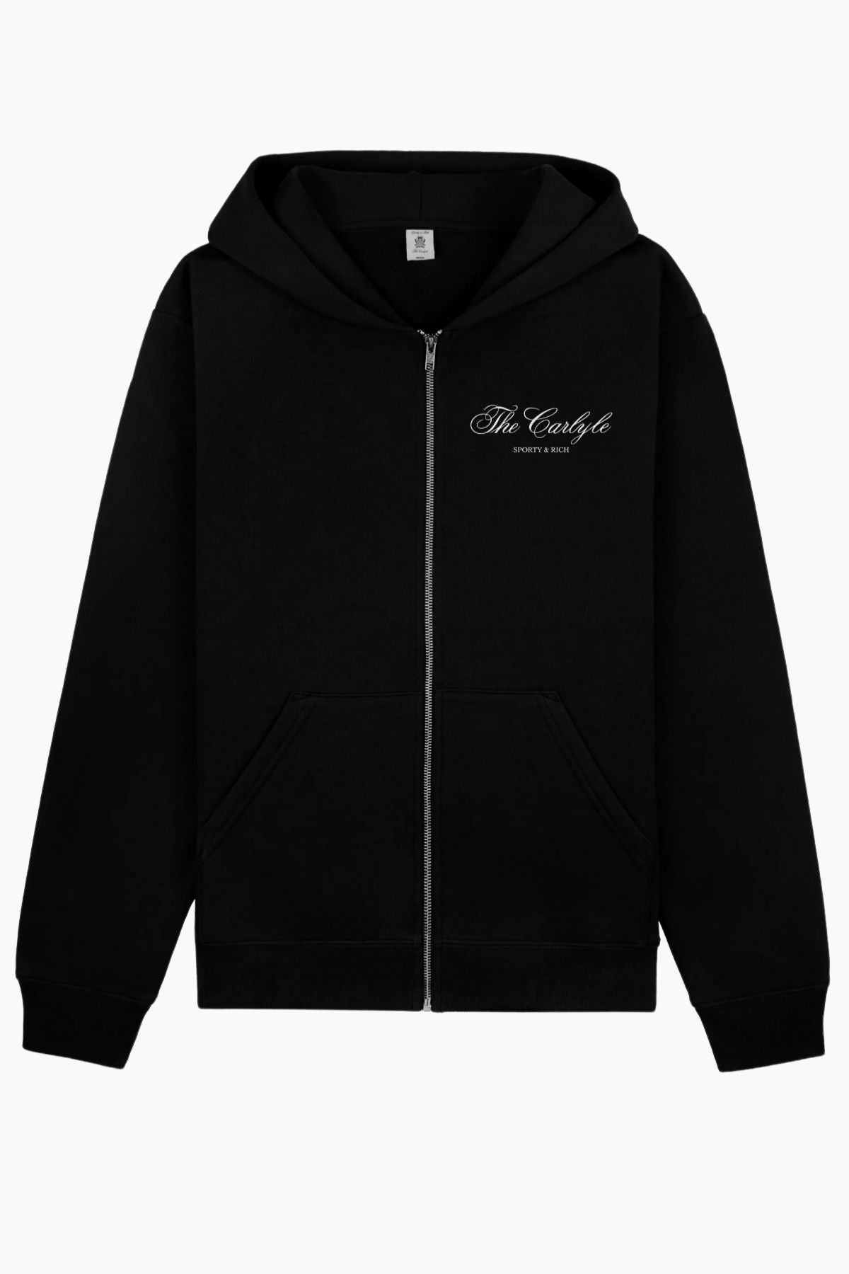 Sporty & Rich The Carlyle Souvenir Hoodie - Black/ White