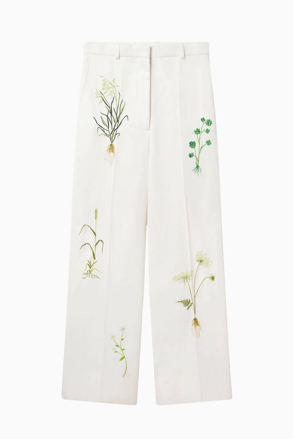 Stella McCartney Floral Trousers - Cream