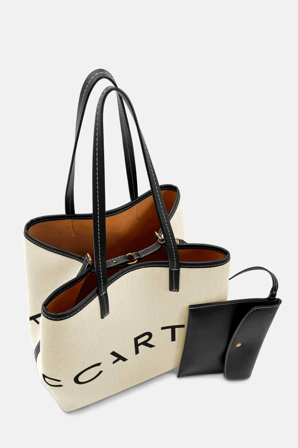 Stella McCartney Salt Pepper Eco Canvas Tote Bag Ecru Grace Melbourne