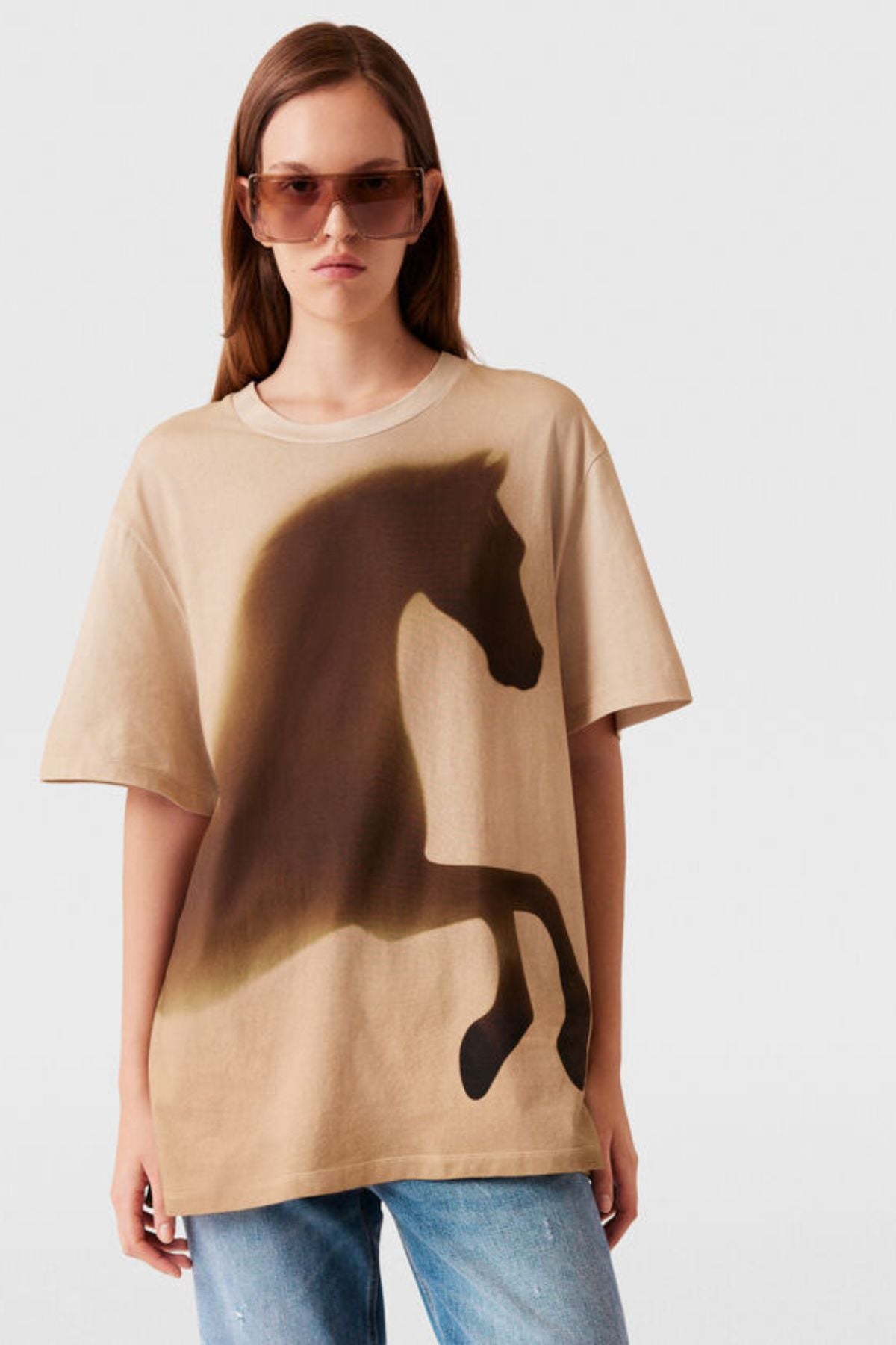 Stella McCartney Horse Graphic T-Shirt - Multicolour