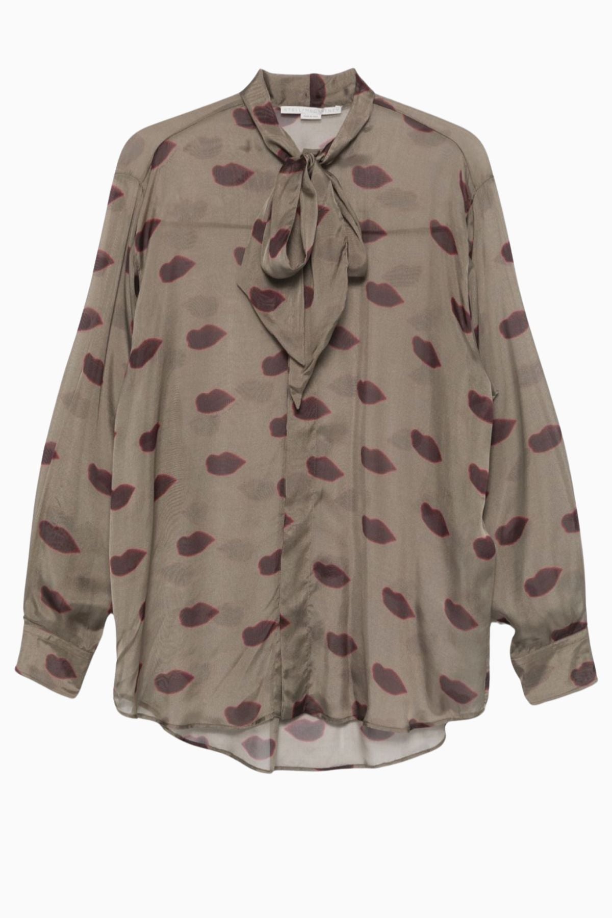 Stella McCartney Lips Print Shirt - Mud