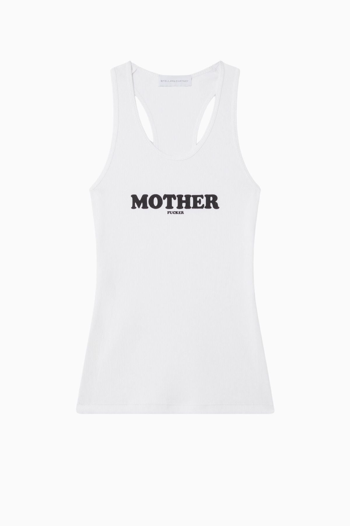 Stella McCartney Mother Fucker Tank - White