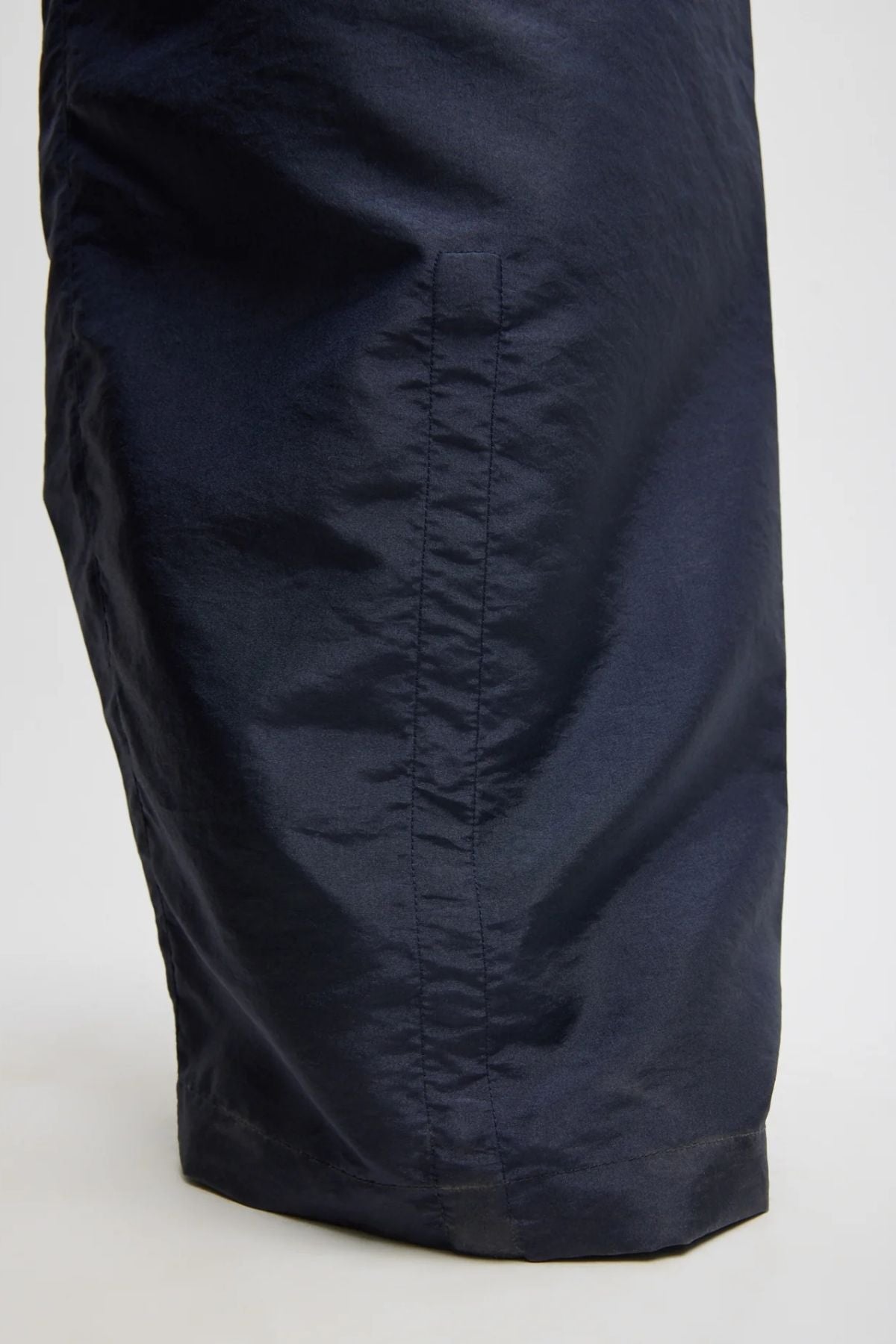 Tibi Crispy Nylon Winslow Pant - Navy