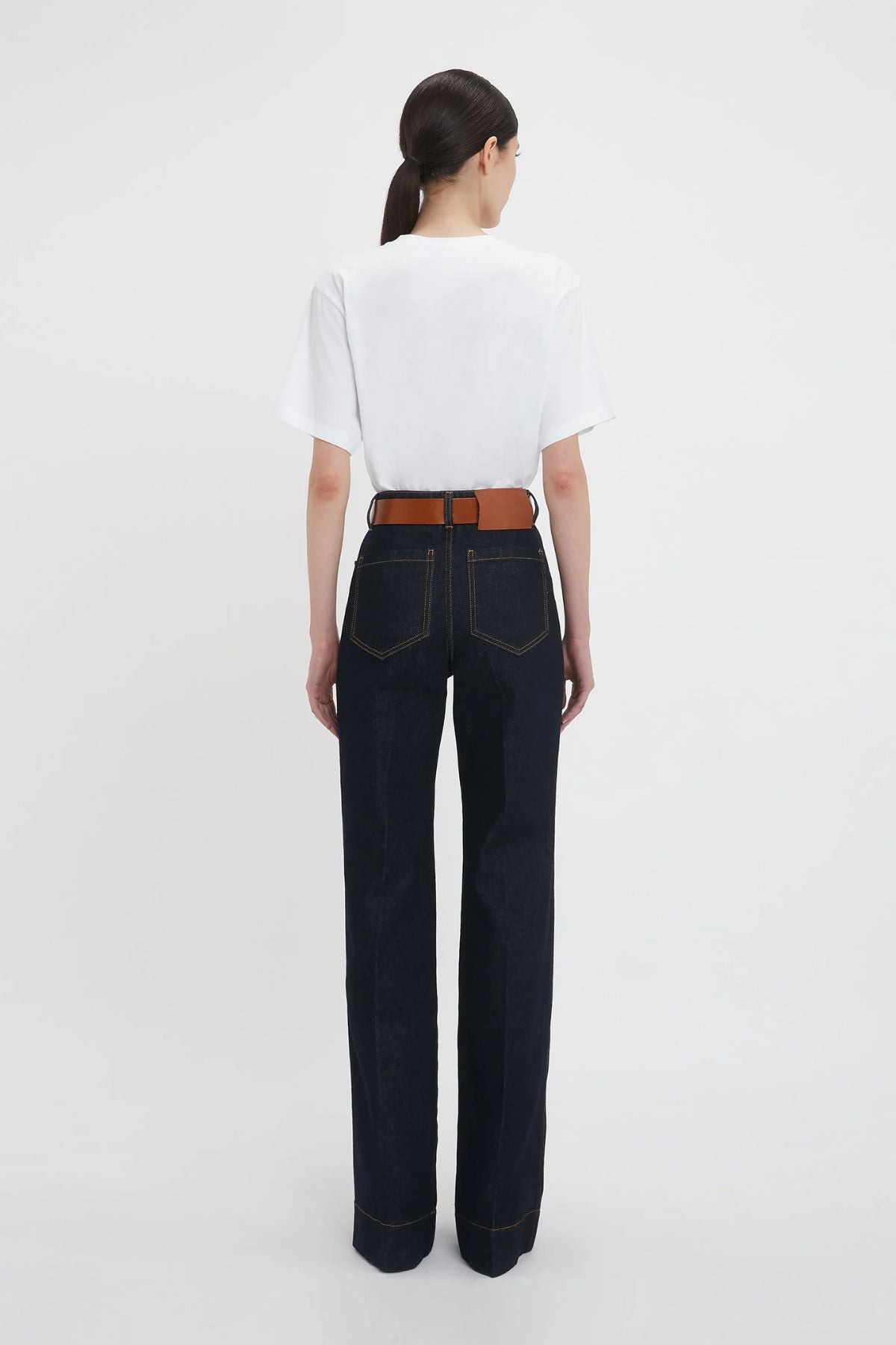 Victoria Beckham Alina Jean - Dark Indigo Rinse