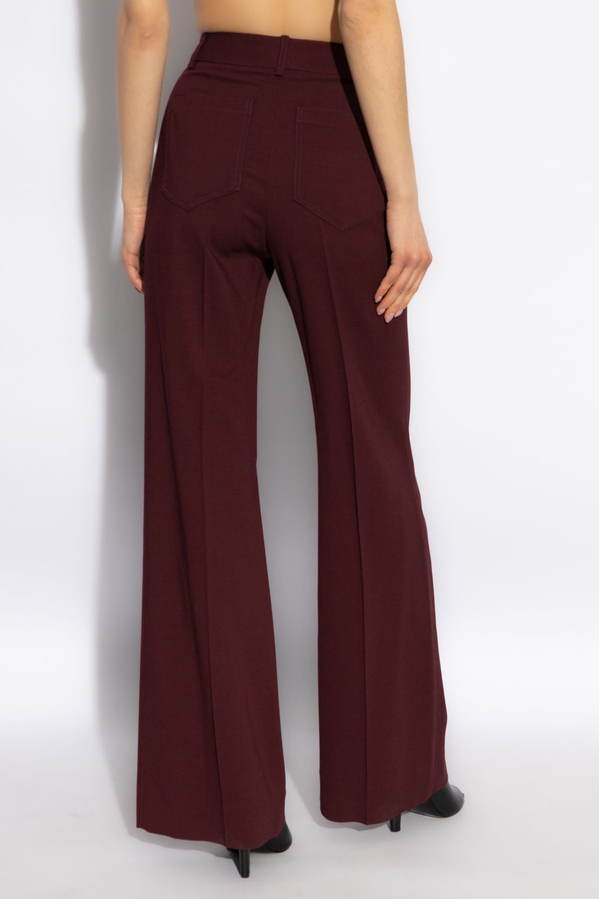 Victoria Beckham Alina Trouser - Port