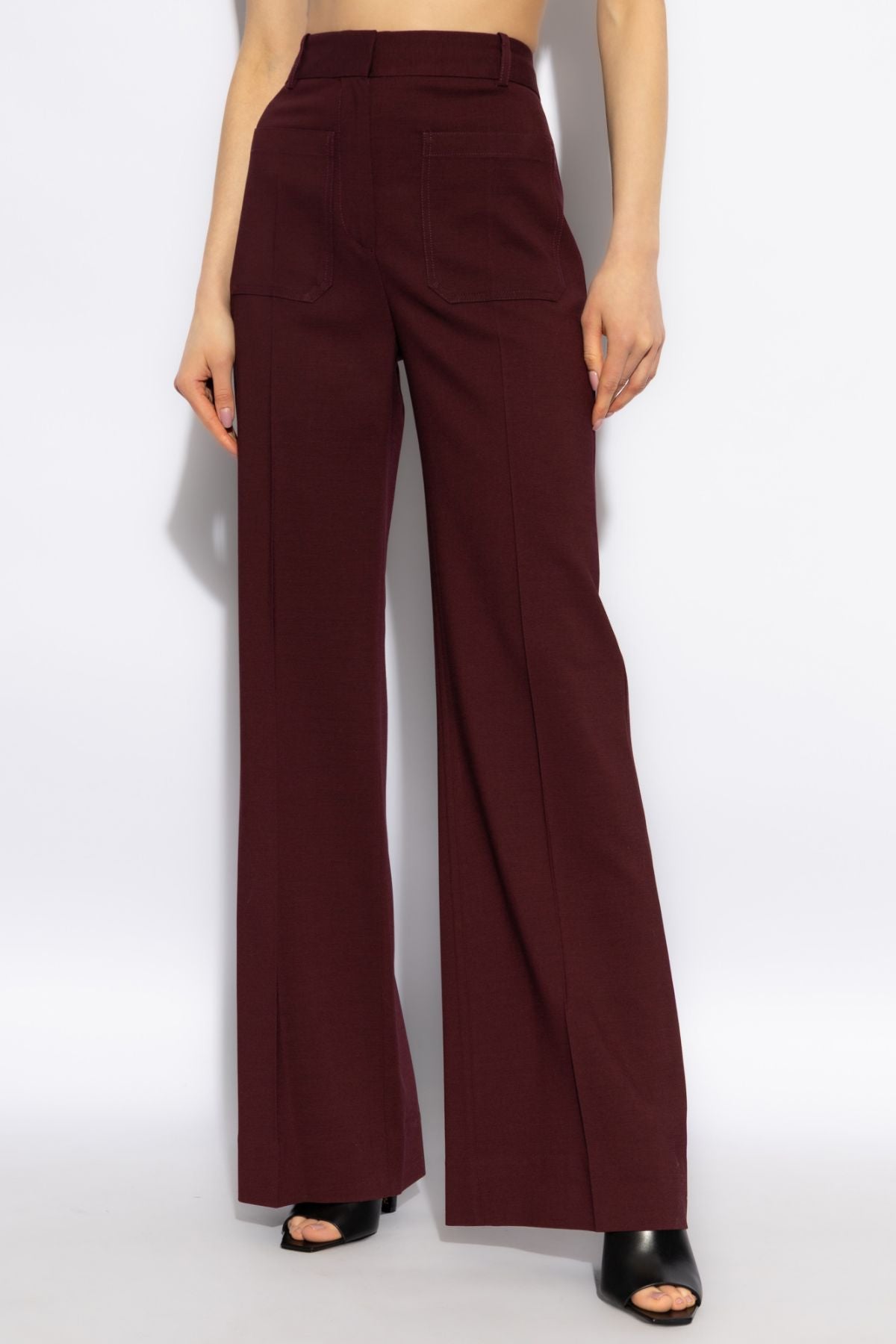 Victoria Beckham Alina Trouser - Port