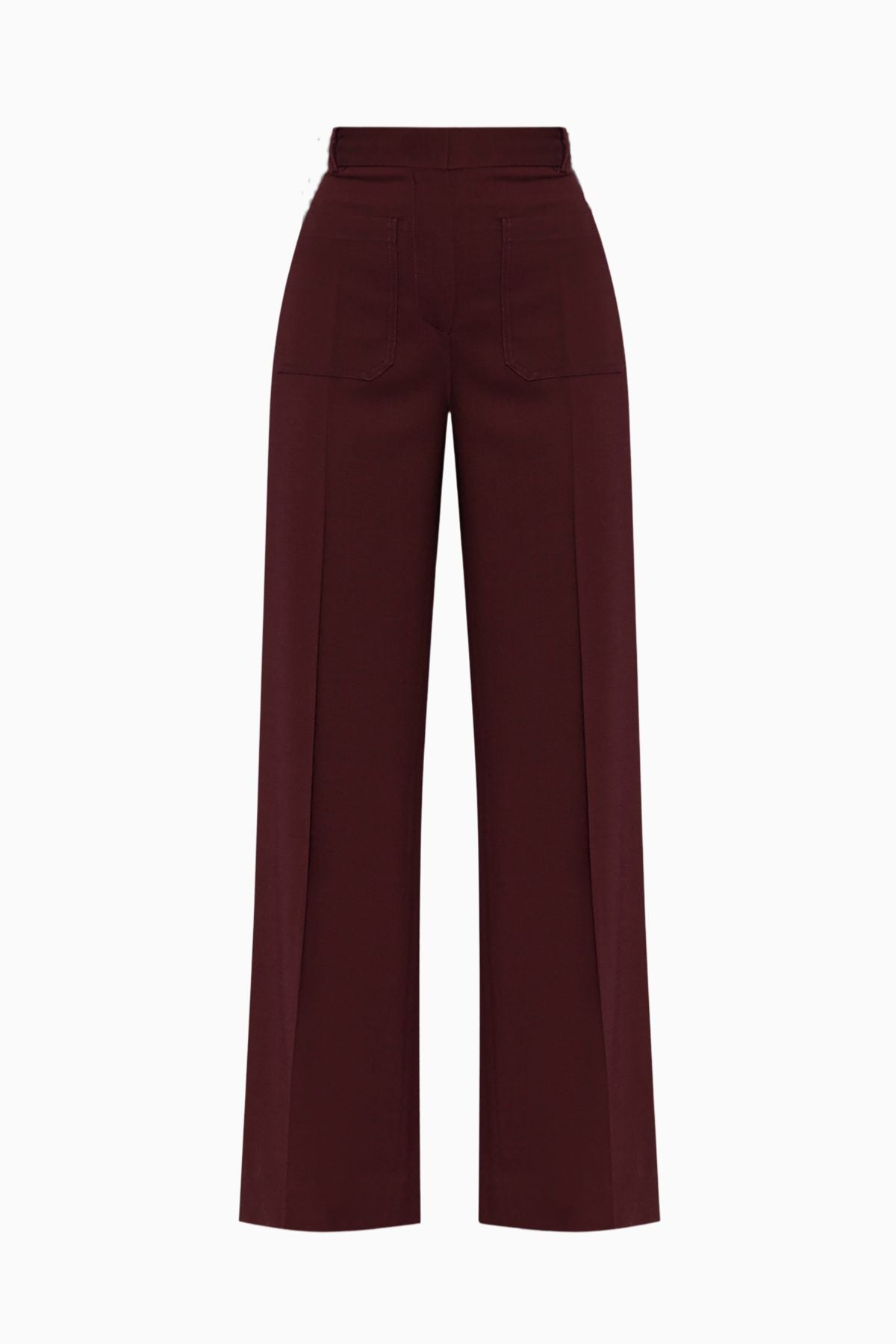 Victoria Beckham Alina Trouser - Port